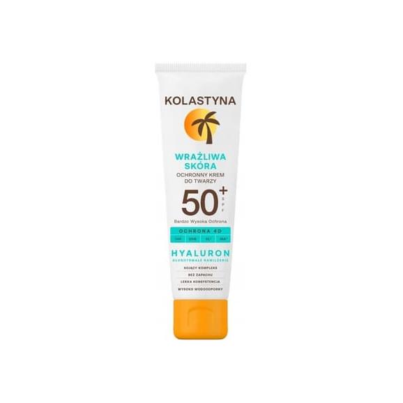 Kolastyna Skóra Wrażliwa, krem ochronny do twarzy, SPF 50+, 50 ml - zdjęcie produktu