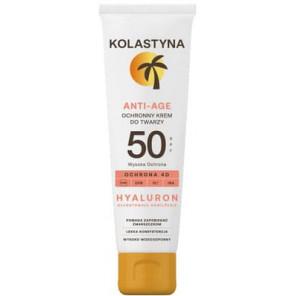 Kolastyna Anti-Age, krem ochronny do twarzy, SPF 50, 50 ml - zdjęcie produktu