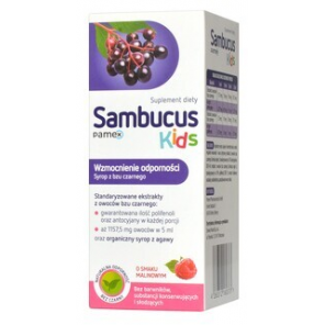 Sambucus Kids, syrop, 120 ml, KRÓTKA DATA - [31.07.2024] - zdjęcie produktu