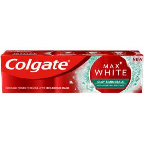 Colgate Max White Clay & Minerals, pasta do zębów, 75 ml - zdjęcie produktu