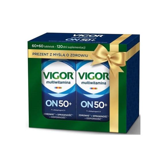 Vigor Multiwitamina On 50+, tabletki, 2 x 60 szt. - zdjęcie produktu