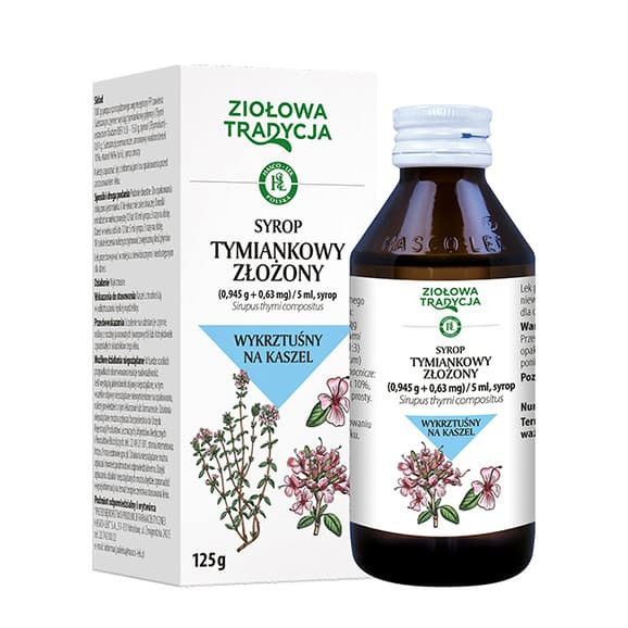 Syrop tymiankowy złożony, 125 g (Hasco) Syrop tymiankowy złożony, 125 g (Hasco) - zdjęcie produktu