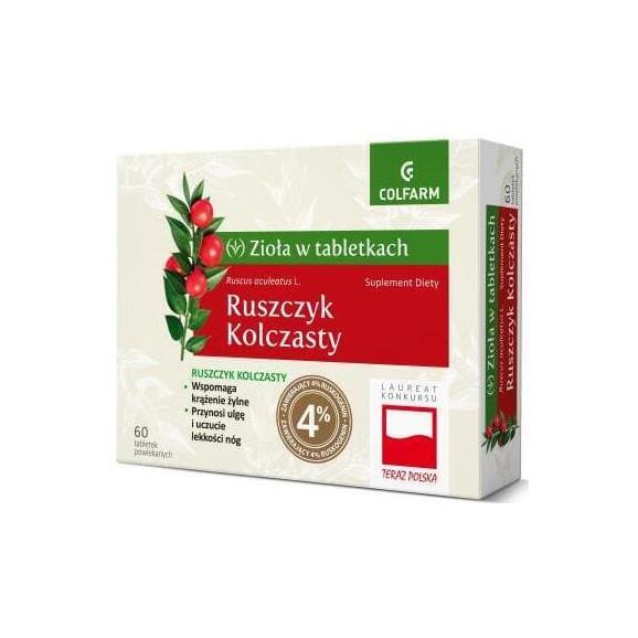 Colfarm Ruszczyk Kolczasty, tabletki, 60 szt. - zdjęcie produktu