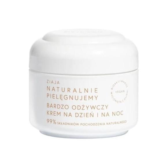 Ziaja Naturalnie Pielęgnujemy, bardzo odżywczy krem na dzień i na noc, 50 ml Ziaja Naturalnie Pielęgnujemy, bardzo odżywczy krem na dzień i na noc, 50 ml - zdjęcie produktu