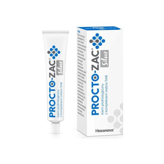 Procto-Zac Silver, krem proktologiczny z kompleksem srebra TIAB, 25 ml - zdjęcie produktu
