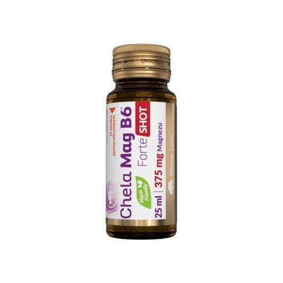 Olimp Chela-Mag B6 Forte Shot, smak pomarańczowy, 25 ml Olimp Chela-Mag B6 Forte Shot, smak pomarańczowy, 25 ml - zdjęcie produktu