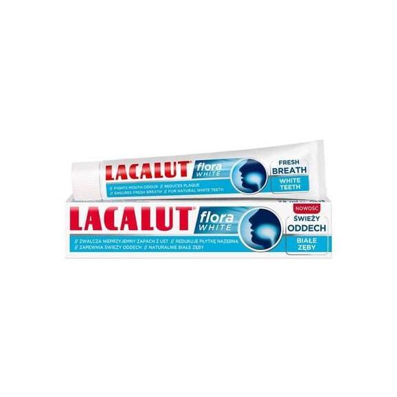 Lacalut Flora White, pasta do zębów, 75 ml Lacalut Flora White, pasta do zębów, 75 ml - zdjęcie produktu