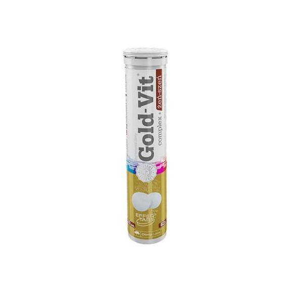 Olimp Gold-Vit Complex + Żeń-szeń, smak pomarańczowy, tabletki musujące, 20 szt. - zdjęcie produktu