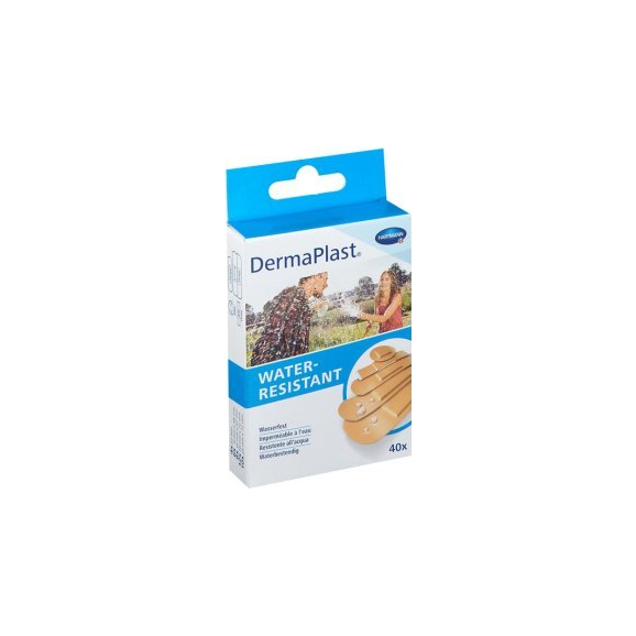 Dermaplast Water-resistant, plastry, 5 rozmiarów, 40 szt. Dermaplast Water-resistant, plastry, 5 rozmiarów, 40 szt. - zdjęcie produktu