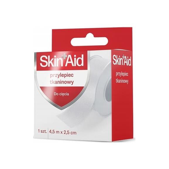 Skin Aid, przylepiec tkaninowy do cięcia 4,5 m x 2,5 cm, 1 szt. Skin Aid, przylepiec tkaninowy do cięcia 4,5 m x 2,5 cm, 1 szt. - zdjęcie produktu