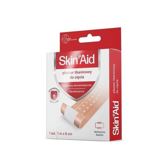 Skin Aid, plaster tkaninowy do cięcia 1 m x 6 cm, 1 szt. Skin Aid, plaster tkaninowy do cięcia 1 m x 6 cm, 1 szt. - zdjęcie produktu