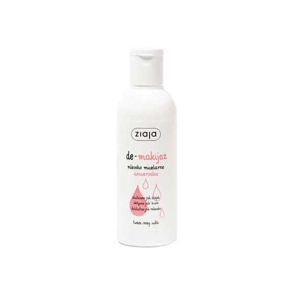 Ziaja De-makijaż, mleczko micelarne uniwersalne do demakijażu, 200 ml Ziaja De-makijaż, mleczko micelarne uniwersalne do demakijażu, 200 ml - zdjęcie produktu