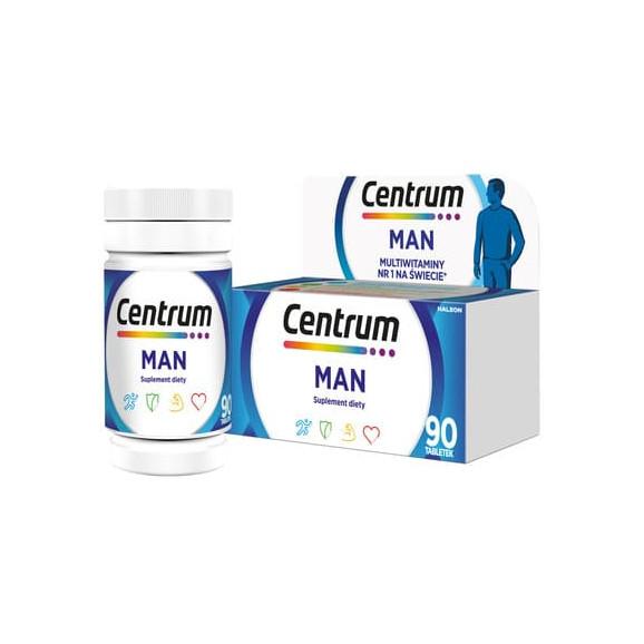 Centrum Man, tabletki, 90 szt. Centrum Man, tabletki, 90 szt. - zdjęcie produktu