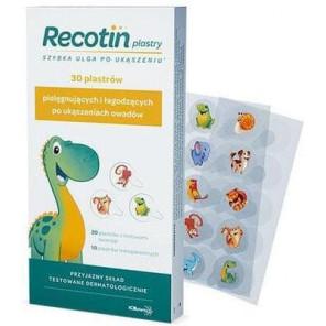 Recotin, plastry łagodzące ukąszenia owadów, 30 szt. - zdjęcie produktu