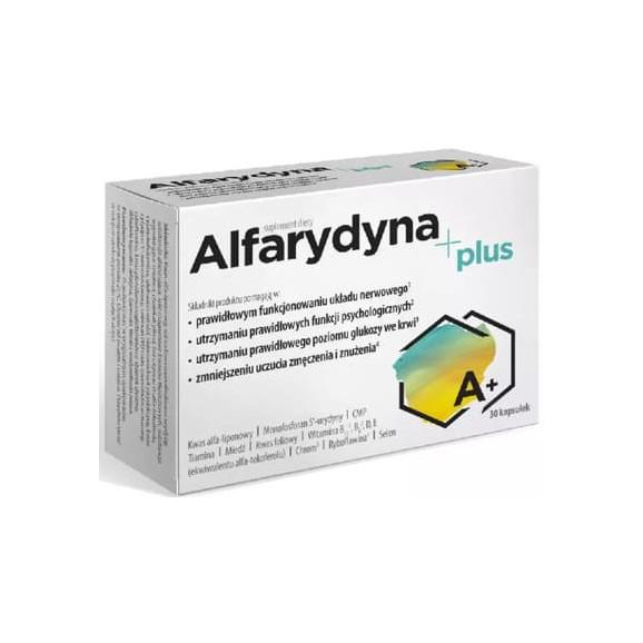 Alfarydyna Plus, kapsułki 30 szt. Alfarydyna Plus, kapsułki 30 szt. - zdjęcie produktu