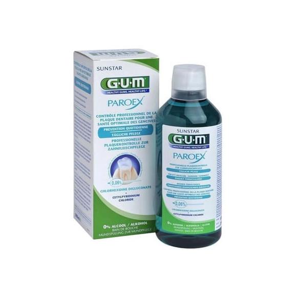 Sunstar Gum Paroex 0,06% CHX, płyn do płukania jamy ustnej, 500 ml - zdjęcie produktu