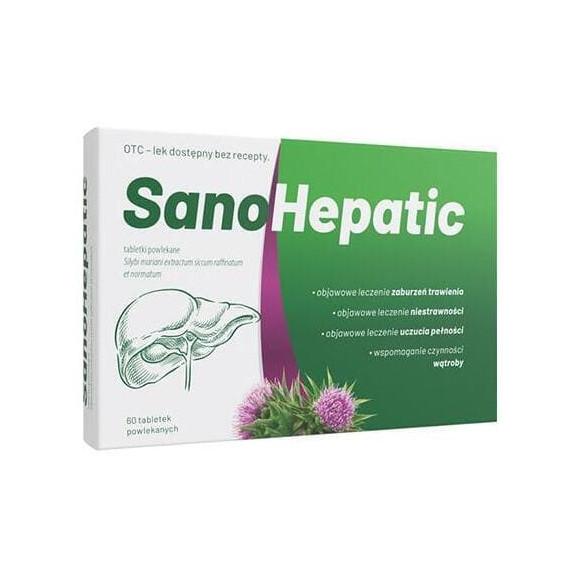 SanoHepatic, tabletki, 60 szt. - zdjęcie produktu