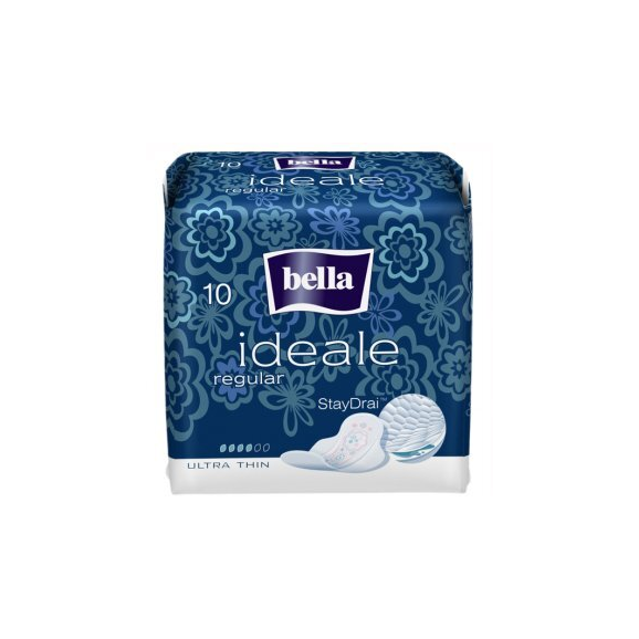 Bella Ideale, podpaski higieniczne, ultracienkie, StayDrai, Regular, 10 szt. - zdjęcie produktu