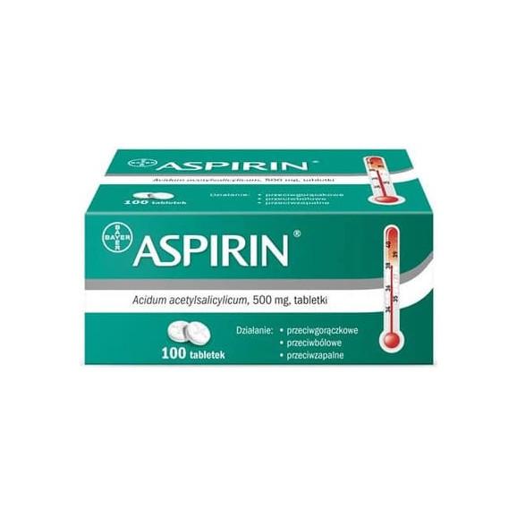 Aspirin 500 mg, tabletki, 100 szt. - zdjęcie produktu