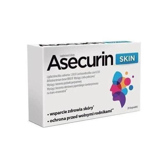 Asecurin Skin, kapsułki, 20 szt. - zdjęcie produktu