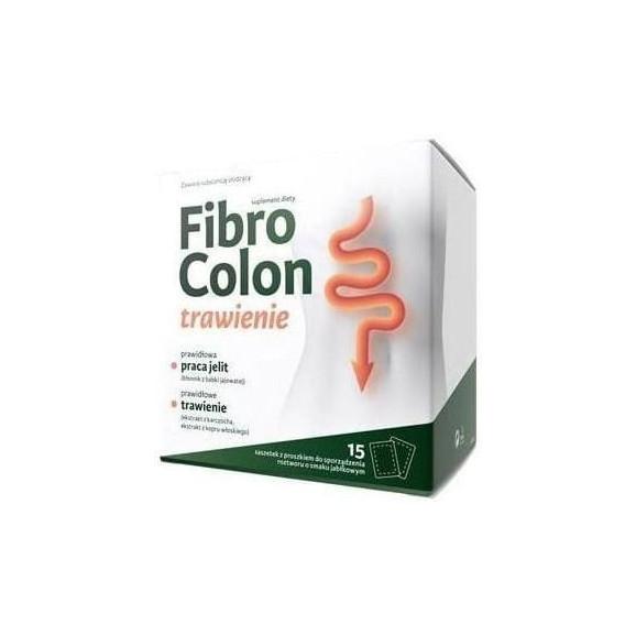 Zdrovit FibroColon trawienie, saszetki, 15 szt. Zdrovit FibroColon trawienie, saszetki, 15 szt. - zdjęcie produktu