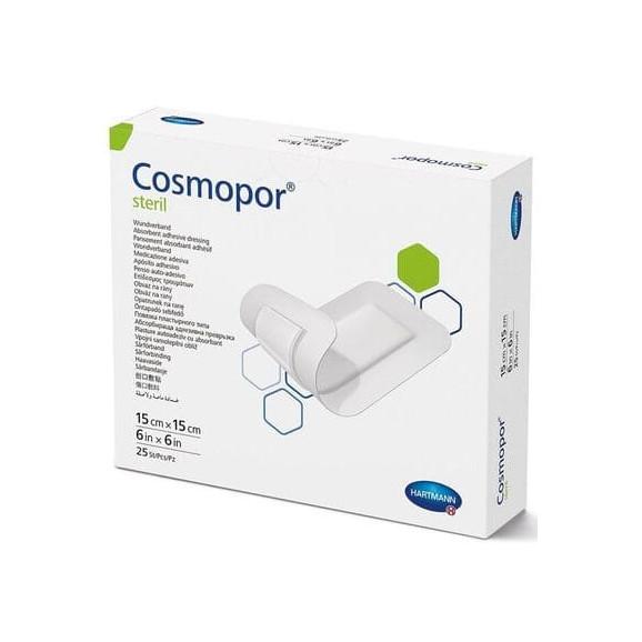 Hartmann Cosmopor Steril, sterylny opatrunek na rany, 15 cm x 15 cm, 25 szt. - zdjęcie produktu