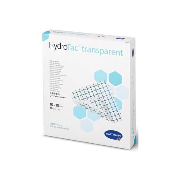 Hartmann HydroTac Transparent, sterylny opatrunek hydrożelowy na rany, 10 cm x 10 cm, 10 szt. Hartmann HydroTac Transparent, sterylny opatrunek hydrożelowy na rany, 10 cm x 10 cm, 10 szt. - zdjęcie produktu