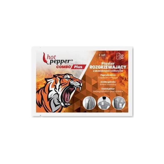 Hot Pepper Combo Plus, plaster rozgrzewający 14 cm x 9 cm, 1szt. - zdjęcie produktu