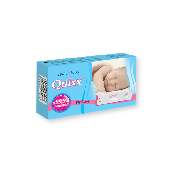 Quixx, test ciążowy płytkowy, 1 sztuka - zdjęcie produktu