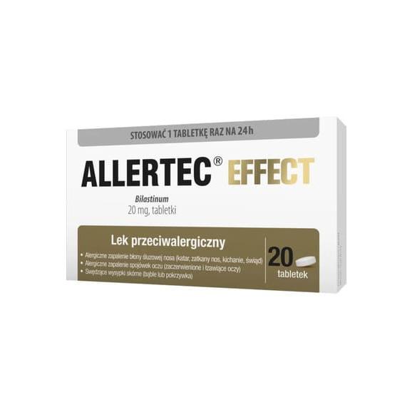 Allertec Effect, 20 mg, tabletki, 20 szt. - zdjęcie produktu
