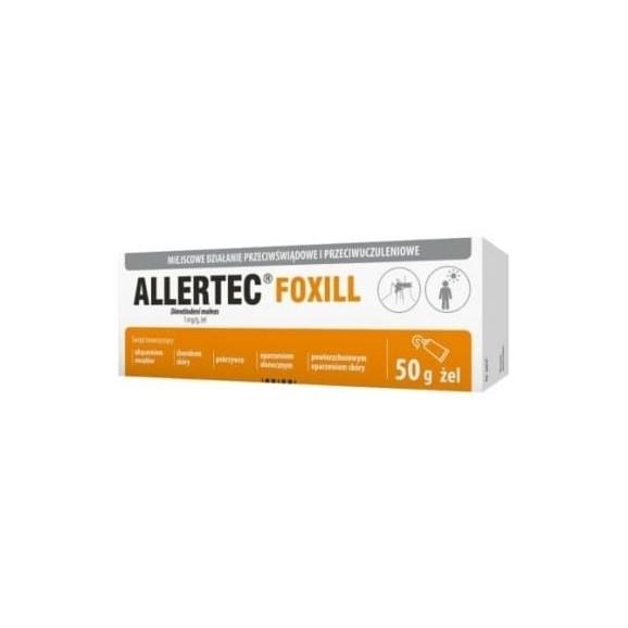 Allertec Foxill, 1 mg/g, żel, 50 g Allertec Foxill, 1 mg/g, żel, 50 g - zdjęcie produktu