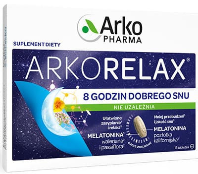 Arkorelax 8 godzin dobrego snu, tabletki, 15 szt.