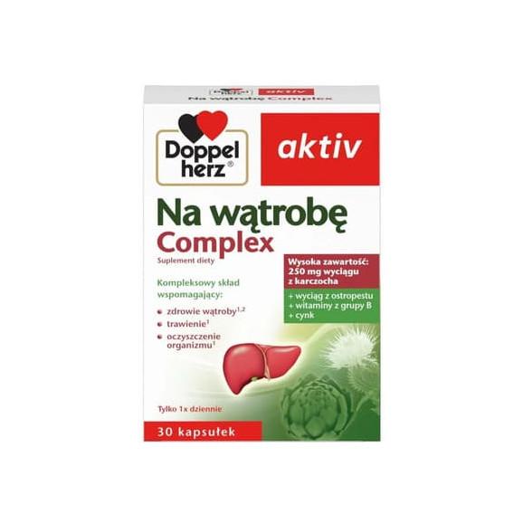 Doppelherz Aktiv Na Wątrobę Complex, kapsułki, 30 szt. - zdjęcie produktu