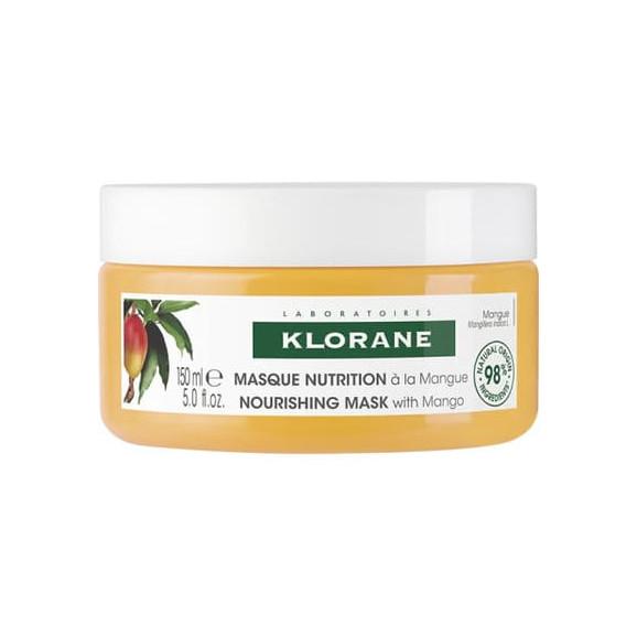 Klorane, maska z mango do włosów suchych, 150 ml - zdjęcie produktu