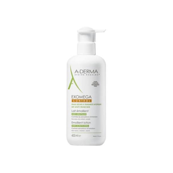 A-Derma Exomega Control, mleczko emolient, skóra sucha i skłonna do atopii, od 1 dnia życia, 400 ml - zdjęcie produktu