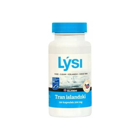 Lysi Tran Islandzki 500 mg, kapsułki, 120 szt. - zdjęcie produktu