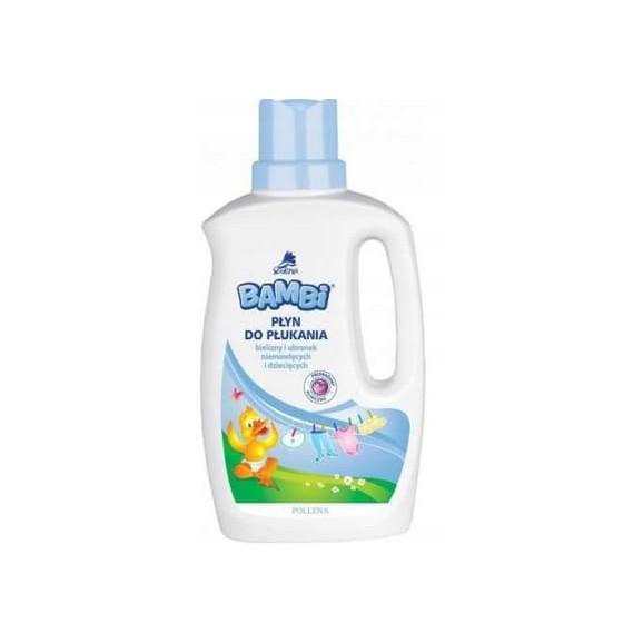 Bambi, płyn do płukania bielizny i ubranek niemowlęcych i dziecięcych, 1 l - zdjęcie produktu