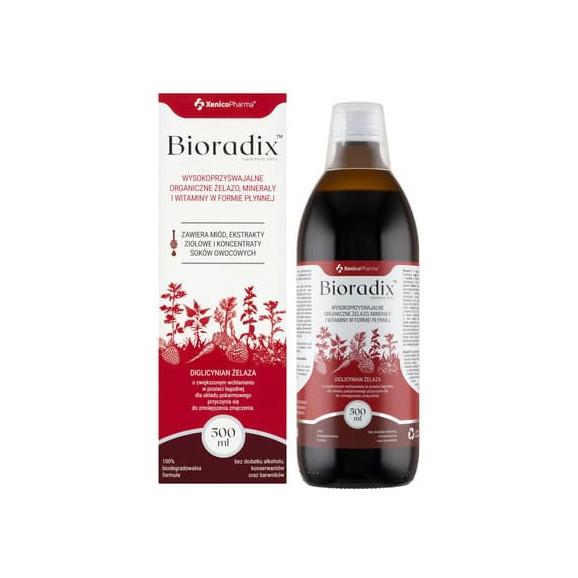 Bioradix, żelazo w płynie, 500 ml - zdjęcie produktu