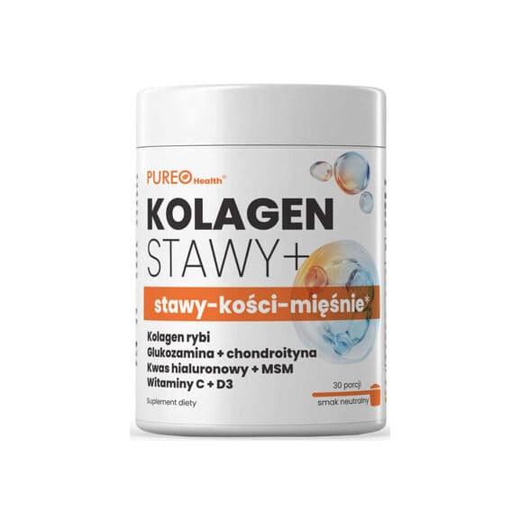 Pureo Health Kolagen Stawy+ stawy-kości-mięśnie, smak neutralny, proszek, 108 g Pureo Health Kolagen Stawy+ stawy-kości-mięśnie, smak neutralny, proszek, 108 g - zdjęcie produktu