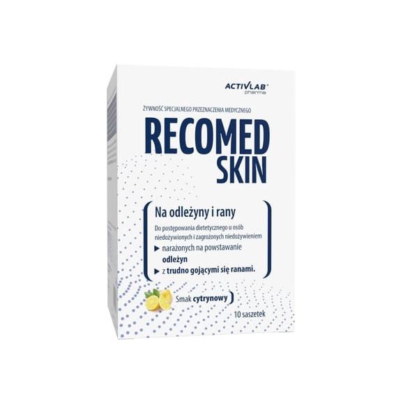 Recomed Skin Na odleżyny i rany, smak cytrynowy, proszek, 250 g Recomed Skin Na odleżyny i rany, smak cytrynowy, proszek, 250 g - zdjęcie produktu