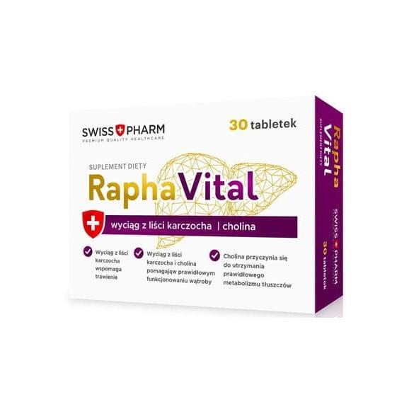 Swiss Pharm Rapha Vital, tabletki, 30 szt. - zdjęcie produktu