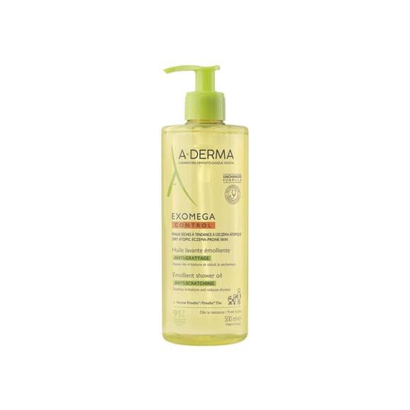 A-Derma Exomega Control, olejek emolient pod prysznic, 500 ml - zdjęcie produktu