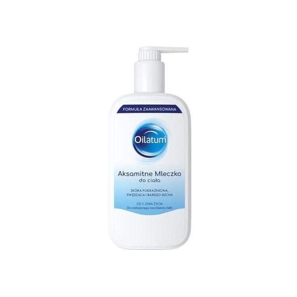 Oilatum, aksamitne mleczko do ciała, 400 ml - zdjęcie produktu