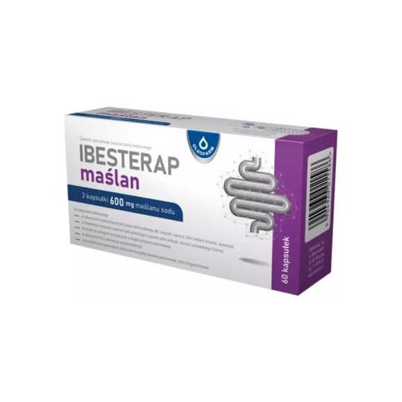 IBESTERAP maślan sodu, 60 kapsułek – żywność specjalnego przeznaczenia medycznego IBESTERAP maślan sodu, 60 kapsułek – żywność specjalnego przeznaczenia medycznego - zdjęcie produktu