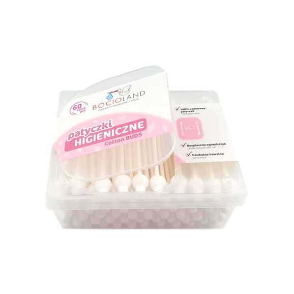 Bocioland, patyczki higieniczne, 60 szt. Bocioland, patyczki higieniczne, 60 szt. - zdjęcie produktu