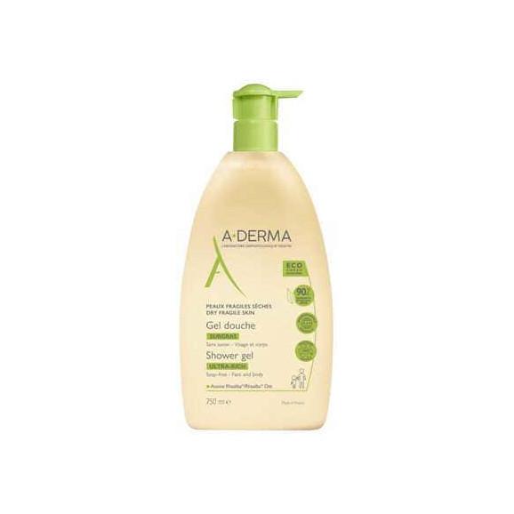 A-Derma, ultrabogaty żel pod prysznic, 750ml - zdjęcie produktu