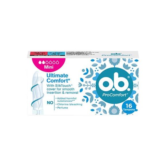 Tampony o.b. ProComfort, Mini, 16 szt - zdjęcie produktu
