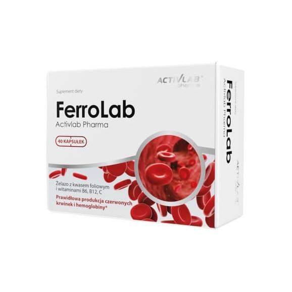 ActivLab FerroLab, kapsułki, 40 szt. - zdjęcie produktu