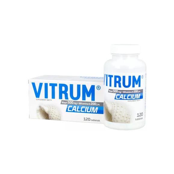 Vitrum Calcium, tabletki, 120 szt. - zdjęcie produktu