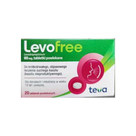 Levofree 60 mg, tabletki, 20 szt. - zdjęcie produktu